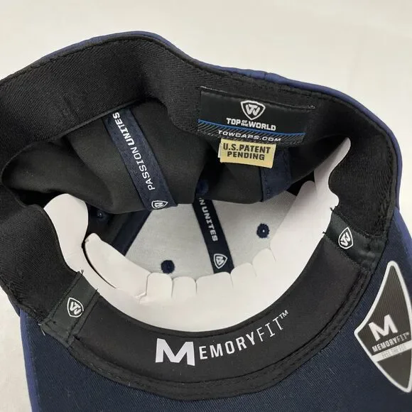 New Mens Top Of The World Penn State Nittany Lions Flex Memory Fit Hat One Size - Picture 5 of 5